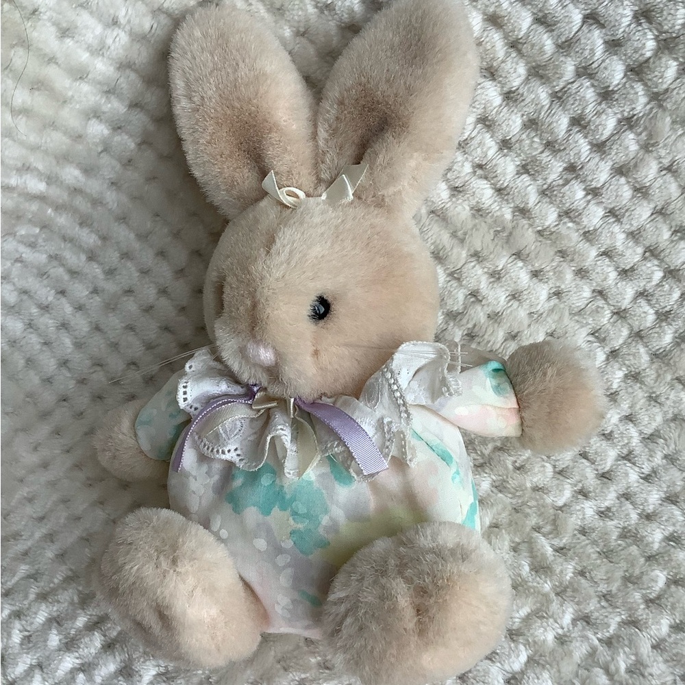 DAKIN Vintage Plush Bunny Rabbit Stuffed Animal Toy